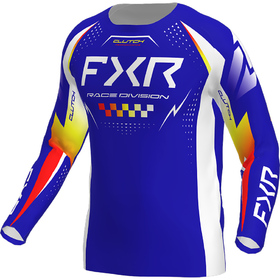 Maillot cross FXR Clutch Pro Bleu-Rouge 2026
