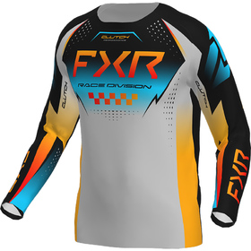 Maillot cross FXR Clutch Pro Gris-Orange 2026