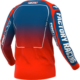Maillot cross FXR Clutch Slate-Red 2024 Dos