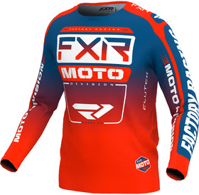 Maillot cross FXR Clutch Slate-Red 2024