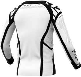 Maillot cross FXR Helium Blanc-Noir 2025 Dos