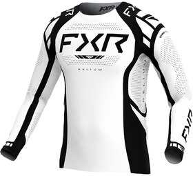 Maillot cross FXR Helium Blanc-Noir 2025