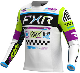 Maillot cross FXR Podium Gladiator Blanc 26.5