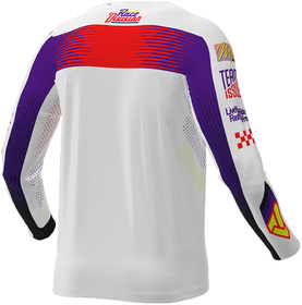 Maillot cross FXR Podium Gladiator Blanc-Violet 2026 Dos