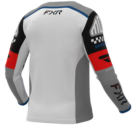 Maillot cross FXR Podium Gladiator Gris 26.5 Dos