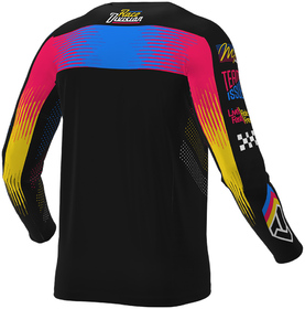 Maillot cross FXR Podium Gladiator Noir-Bleu 2026 Dos