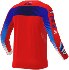 Maillot cross FXR Podium Gladiator Rouge-Bleu 2026 Dos