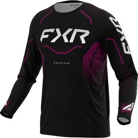 Maillot cross FXR Podium Relay Black-Plum 2027