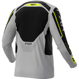 Maillot cross FXR Podium Relay Grey-Black 2027 Dos