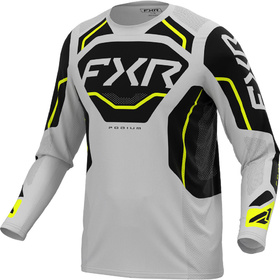 Maillot cross FXR Podium Relay Grey-Black 2027