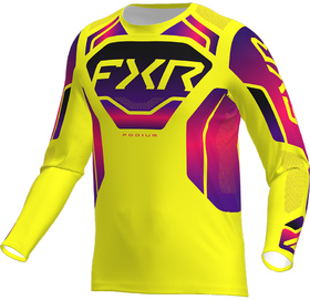 Maillot cross FXR Podium Relay Jaune-Noir 2026
