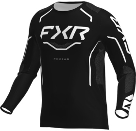 Maillot cross FXR Podium Relay Noir-Blanc 2026
