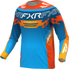 Maillot cross FXR Podium Swerve Slate-Sky 2027