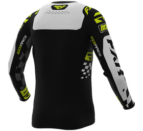 Maillot cross FXR Revo Daytona Blanc-Jaune Fluo 26.5 Dos