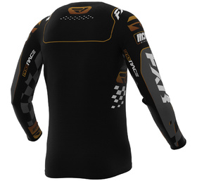 Maillot cross FXR Revo Daytona Noir-Gold 26.5 Dos