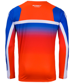 Maillot cross Kenny Force Beach Orange 2026 Dos