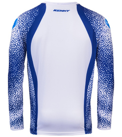 Maillot cross Kenny Force Pixel Navy White 2026 Dos