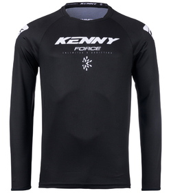 Maillot cross Kenny Force Solid Black 2026