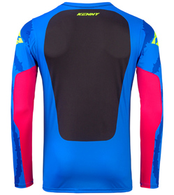 Maillot cross Kenny Force Spiral Blue 2027 Dos