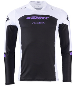 Maillot cross Kenny Performance Solid Black Purple 2024