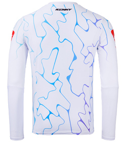 Maillot cross Kenny Performance Wave White 2026 Dos