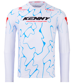 Maillot cross Kenny Performance Wave White 2026