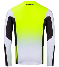 Maillot cross Kenny Performance Yellow 2026 Dos