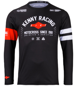 Maillot cross Kenny Track Dirt Black 2026