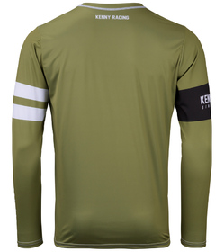 Maillot cross Kenny Track Dirt Kaki 2026 Dos