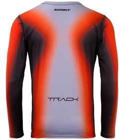 Maillot cross Kenny Track Focus Orange 2026 Dos