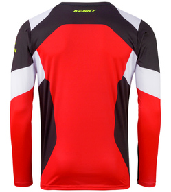 Maillot cross Kenny Track Focus Neon Red 2027 Dos