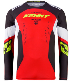 Maillot cross Kenny Track Focus Neon Red 2027