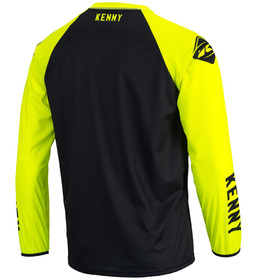 Maillot cross Kenny Track Force Neon Yellow Dos