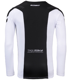 Maillot cross Kenny Track Zoom Black White 2026 Dos