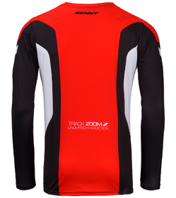 Maillot cross Kenny Track Zoom Red 2026 Dos