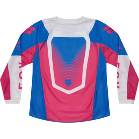 Maillot cross Kid Fox 180 Collect Bleu-Rose 2026 Dos