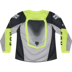 Maillot cross Kid Fox 180 Collect Gris-Jaune 2026 Dos