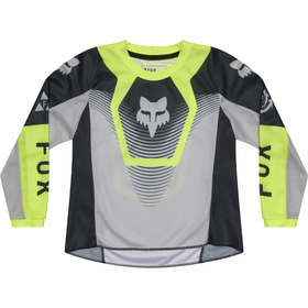 Maillot cross Kid Fox 180 Collect Gris-Jaune 2026