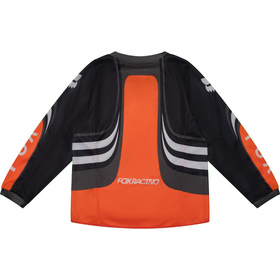 Maillot cross Kid Fox 180 Draft Orange 2027 Dos