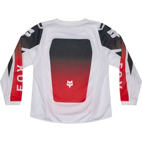 Maillot cross Kid Fox 180 Shield Rouge Fluo 2026 Dos