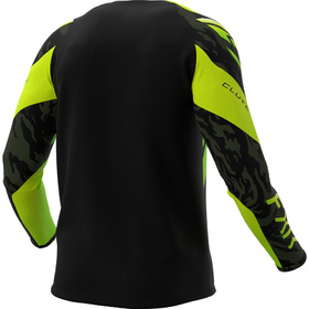 Maillot cross Kid FXR Clutch Army-Lime 2027 Dos