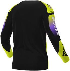 Maillot cross Kid FXR Clutch Jaune Fluo-Noir 2026 Dos
