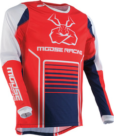 Maillot cross Moose Racing Agroid Rouge 2024