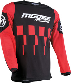 Maillot cross Moose Racing Qualifier Rouge 2024