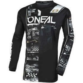 Maillot cross O'Neal Element Attack Noir 2024