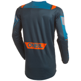 Maillot cross O'Neal Element Factor Bleu 2027 Dos