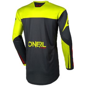 Maillot cross O'Neal Element Racewear Jaune Fluo 2026 Dos