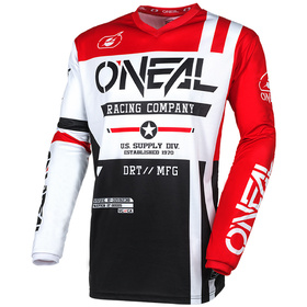 Maillot cross O'Neal Element Warhawk Rouge 2024
