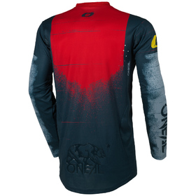Maillot cross O'Neal Hardwear Swipe Rouge 2026 Dos
