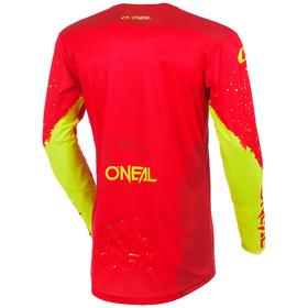 Maillot cross O'Neal Mayhem Paint Rouge 2027 Dos